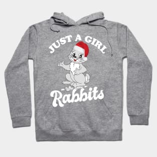 Just A Girl Who Loves Rabbits Hoodie